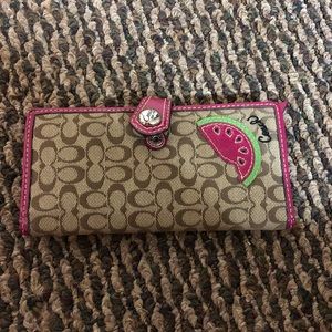 Coach Watermelon Wallet
